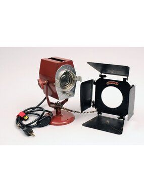 Mole-Richardson Mini-Mole Type 2801 Vintage Studio Lighting Fixture W Barn Doors